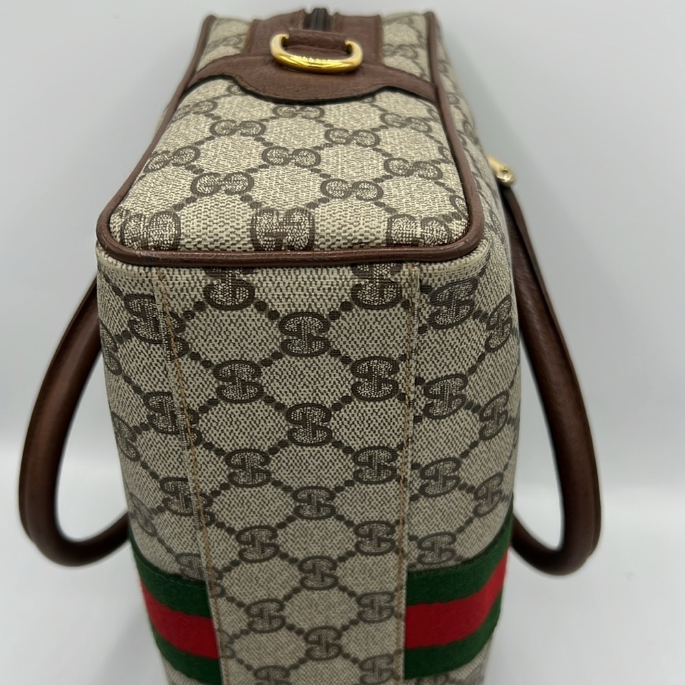 Gucci Canvas GG Supreme Boston- Accessory Collection - Vintage - Picture 9 of 15